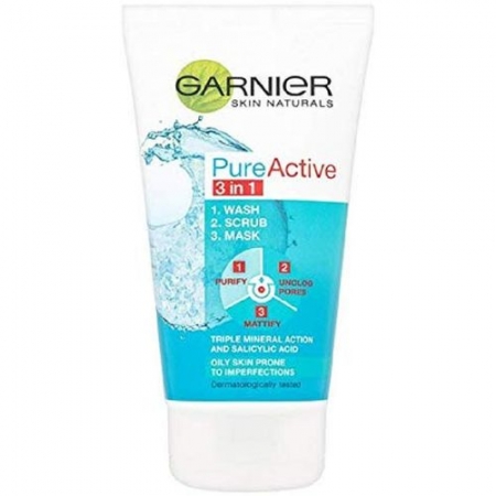 Garnier Pure Active 3 In 1 Wash